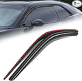 Auto Dynasty 2Pcs Carbon Fiber Pattern Window Visors Compatible by AutoDynasty