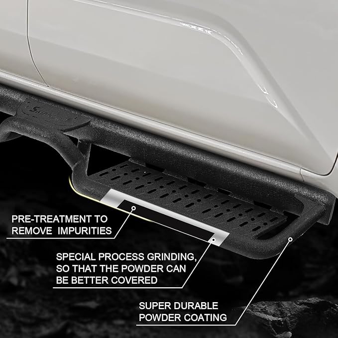Running Boards Compatible with Vehicle 2004-2025 Nissan Titan Crew Cab - Image 8