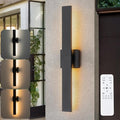 Modern Outdoor Wall Light 3CCT Dimmable LED Outdoor Sconce Lights by Zicbol