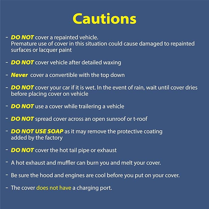 5 Layer Car Cover for Cadillac DeVille 1989-2005 Sedan 4-Door de Ville Semi - Image 7