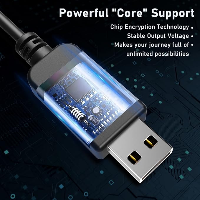 Radar Detector Cord, USB to RJ11 Plug Cable, - Image 2