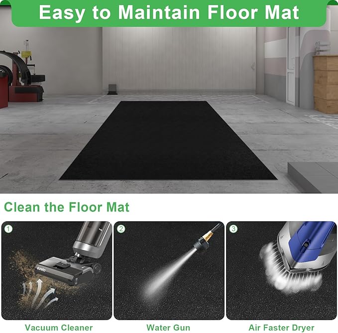 Golf Cart Parking Mat 9.84 ft. x 4.92 ft, 1.6MM Thickened Oil Absorbent - Image 6