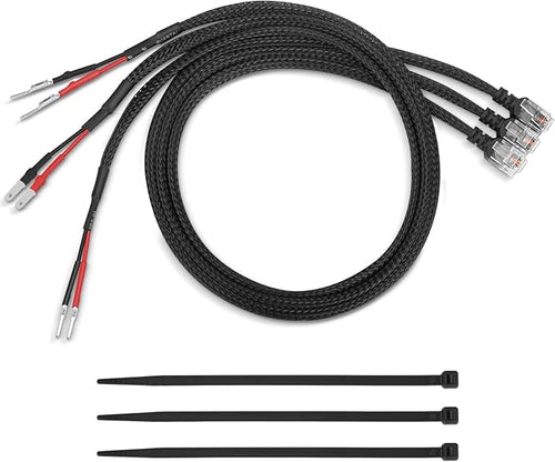14" Upgraded Mirror Plug Wire Tap Radar Detector Hardwire Power Cord Kit by Hydencamm