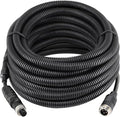 4 Pin Backup Camera Cable with Corrugated Tube Cover, 4 Pin Aviation Extension by STONVUE
