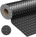 Garage Floor Mat 2.8mm Thickness PVC Garage Flooring Roll Diamond Plate Floor by KERTY