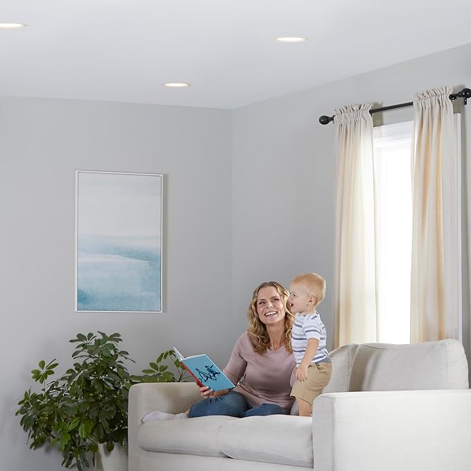 Amazon Basics Smart BR30 LED Light Bulb, Dimmable Soft White, Works - Image 8