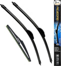 Set of Wiper Blades, Front Wiper + Rear Wiper Blades by PEJIDDASWIPERBLADES