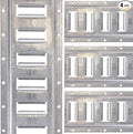US Cargo Control E Track, Made in USA, 12 Gauge Steel, 5 FT Galvanized Rails by USCargoControl
