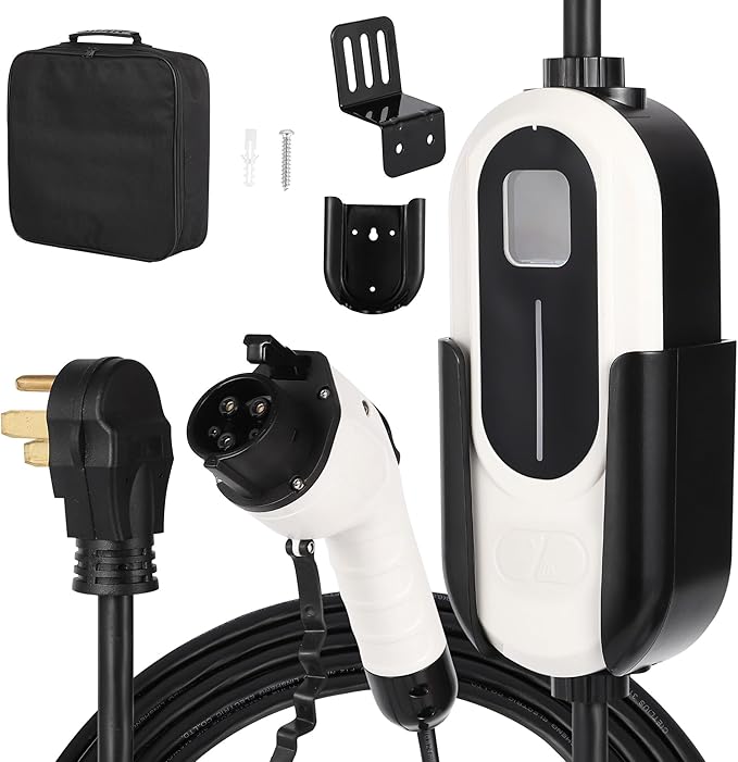 Level 2 EV Charger, 40A 240V Voltage, NEMA 14-50 Plug, 25ft Cable, Adjustable - Image 7