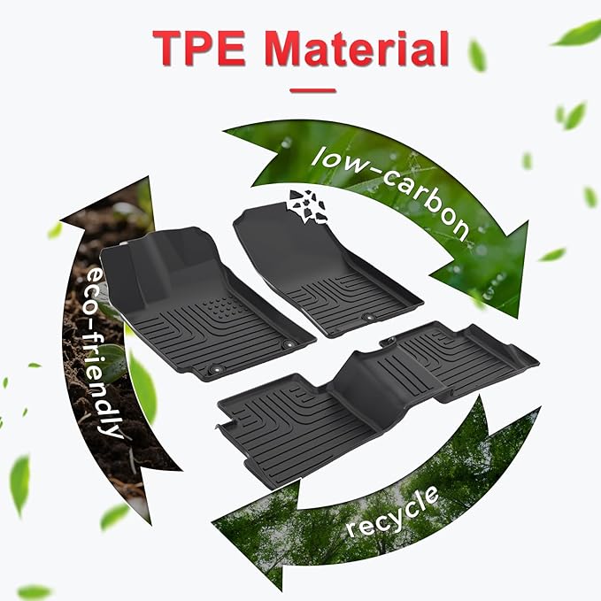 All Weather Floor Mats Fit for Mazda CX-70 & CX70 PHEV 2025 Custom Fit - Image 7