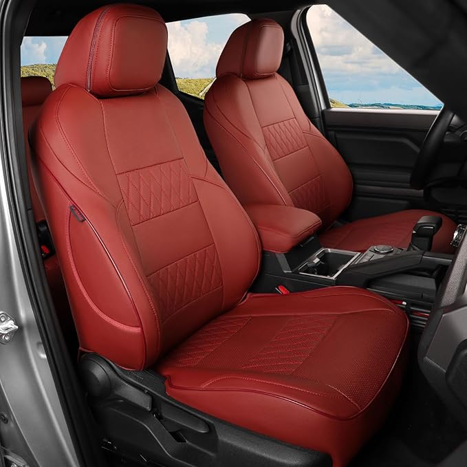 EKR Tacoma Seat Covers for Toyota Tacoma 2024 2025 Double cab TRD Sport by EKR