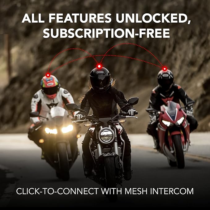 Sena 50S Motorcycle Jog Dial Communication Bluetooth Headset w/Sound by Harman - Image 2