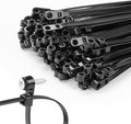 200 PCS 10 inch Black Zip Ties by MasiStranth