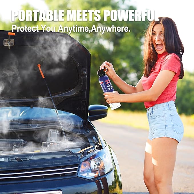 Fire Extinguisher for Home & Vehicle - 600g Fire Extinguisher | Grease & - Image 7