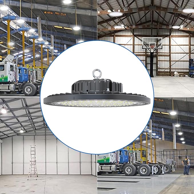 6 Pack UFO LED High Bay Light 250W, 35000 LM, 5000K - Image 8