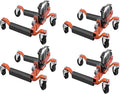 4 Pcs Car Wheel Dolly with Hydraulic Tire Jack, 1500LBS Capacity Trailer Dolly by GarveeTech