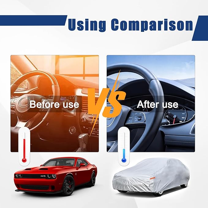 Kayme 6 Layers Car Cover Custom Fit - Image 4