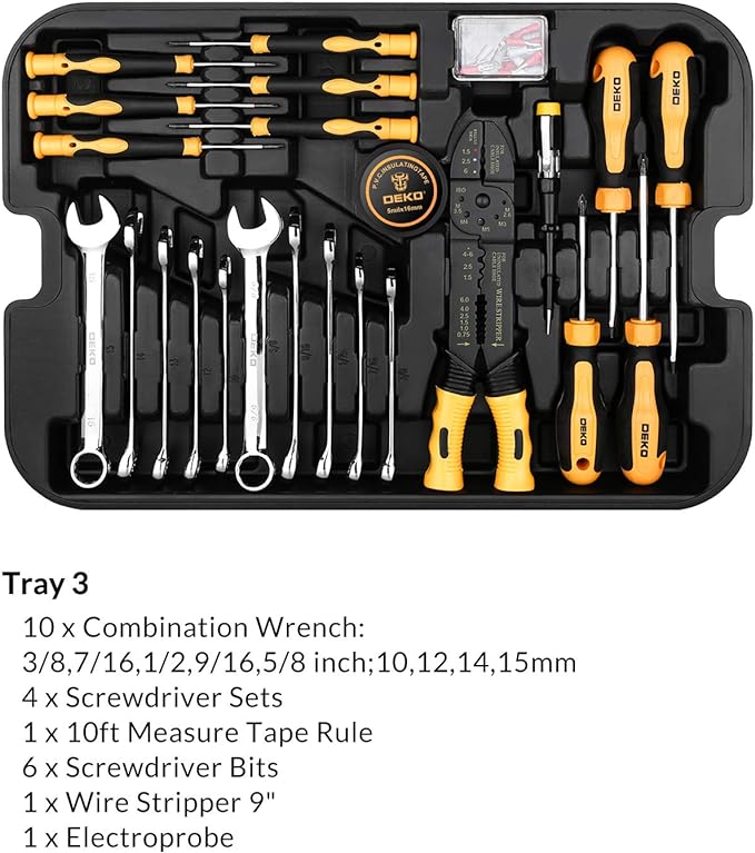 DEKOPRO 258 Piece Tool Kit - Image 6