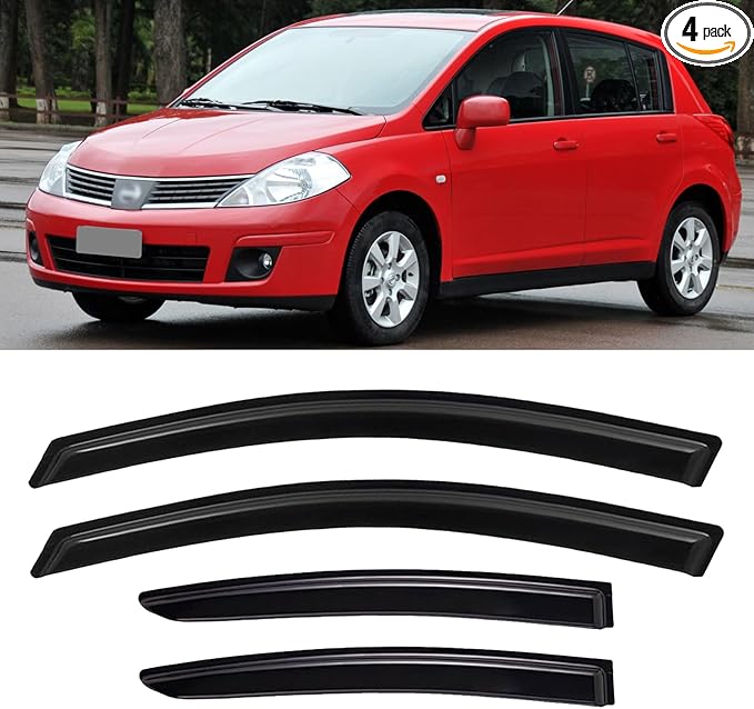 Window Visors Rain Guards Shield by YQAUTEC