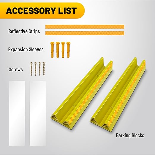 ROBLOCK 18" Parking Stopper for Garage, Car Stopper for Garage Precision - Image 6