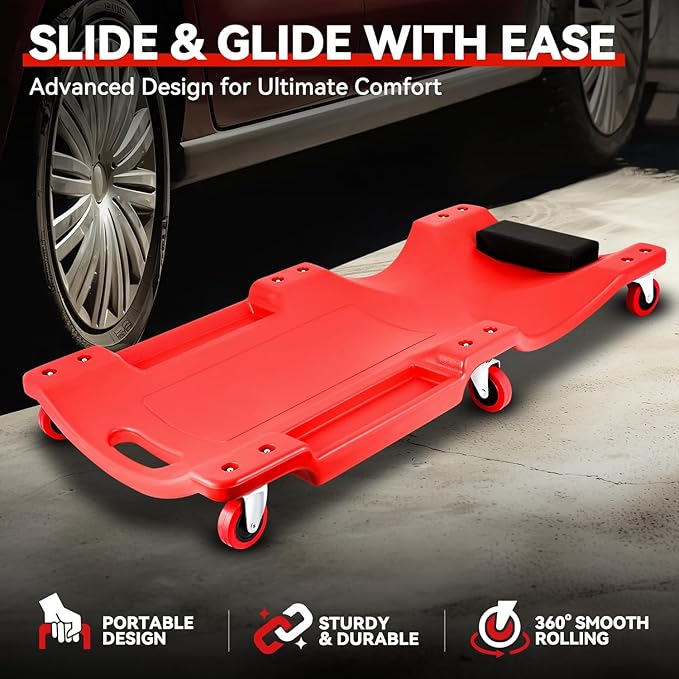 Auto Dynasty 36 Inches Mechanic Creeper, Automotive Garage Repair Low Profile - Image 3