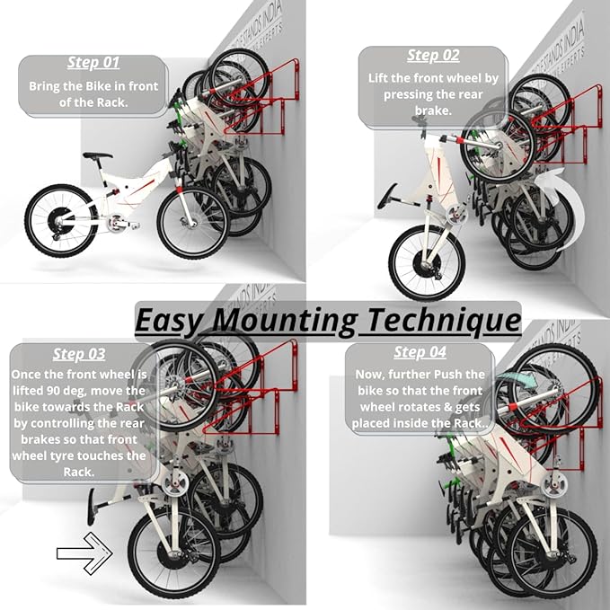 Bike Wall Mount Vertical Bike Hanger - Image 4