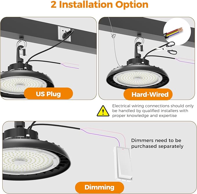 High Bay Lights LED UFO Light 240W LED Shop Lights 6000K IP65 Commercial Bay - Image 8