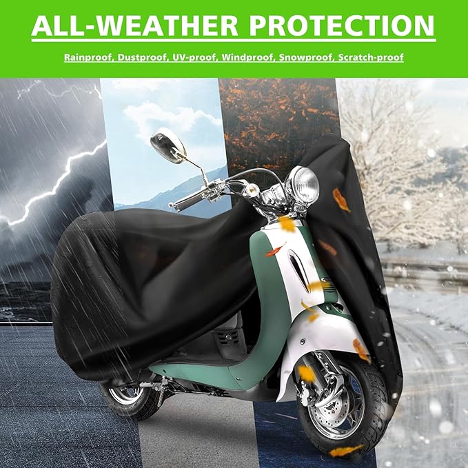 COVERVIN Scooter Waterproof Cover Outdoor, Moped Cover & Vespa Cover - Image 6