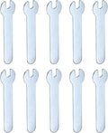 HARFINGTON 10pcs Small Wrench 5x66x1.5mm Metric U-Shaped Single Open Ended by HARFINGTON