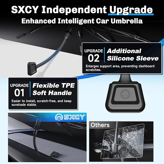 SXCY for 2025 Toyota Camry Windshield Umbrella Sunshade for 2025 Toyota Camry - Image 3