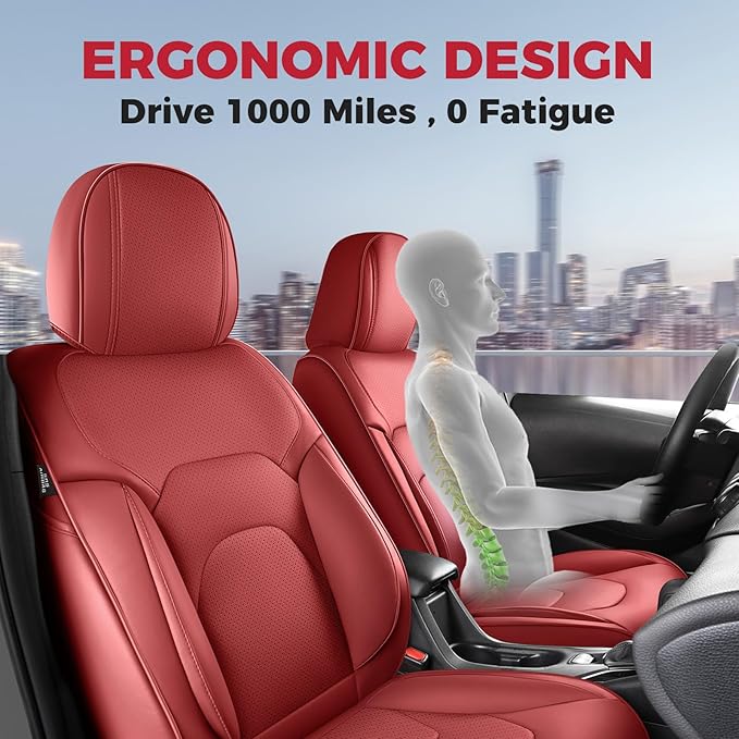 FREESOO Car Seat Covers Front Seats 2PCs, Waterproof Automotive Seat Covers - Image 7