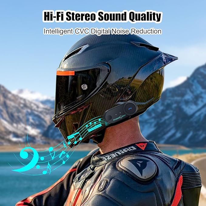FreedConn TCOM VB Motorcycle Helmet Bluetooth Headset, Motorcycle Communication - Image 5
