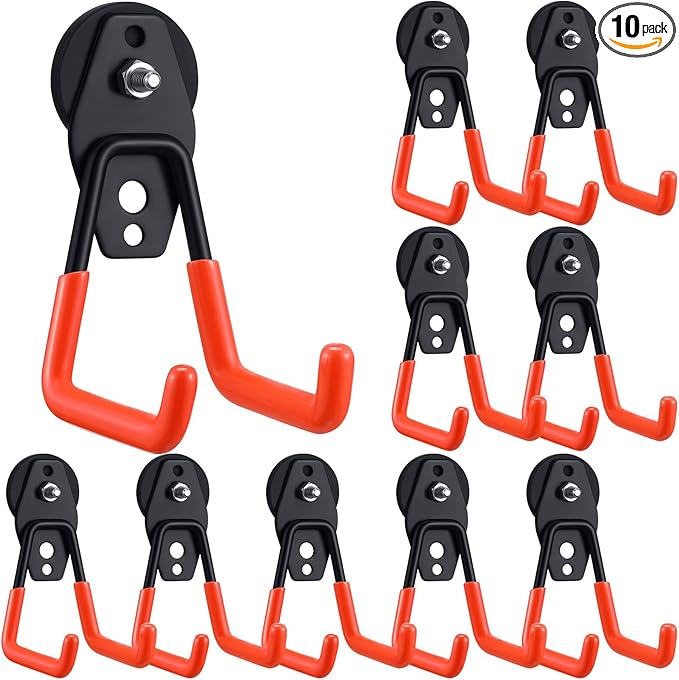 Landhoow Large Magnetic Hooks Heavy Duty Garage Magnet Hooks Strong Storage by Landhoow