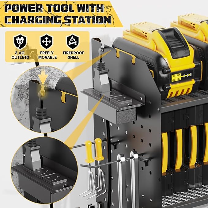 45" Large Power Tool Organizer Wall Mount - Image 5