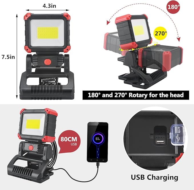 LED Rechargeable Work Light - Image 5