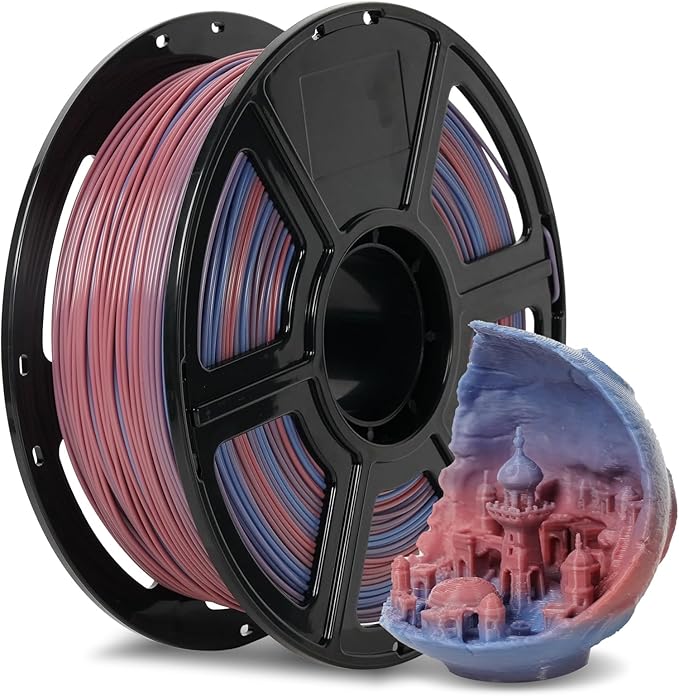 FLASHFORGE PLA Filament 1.75mm +/- 0.02mm Blue to Pink Gradient, Smooth by FLASHFORGE