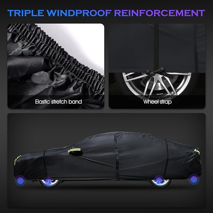 Car Cover Custom Fit for Toyota Camry 1996-2025, Honda Accord 2001-2025 - Image 5