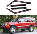 Side Window Deflector Visor Rain Guard, in-Channel Style Shatterproof Dark Smoke by Deebior