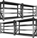 Metal Garage Shelving Heavy Duty, 4-Tier Adjustable Wire Storage Garage Shelves by Koestem