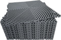 12 Pack 16"x16" Interlocking Garage Floor Tiles by HTWELL