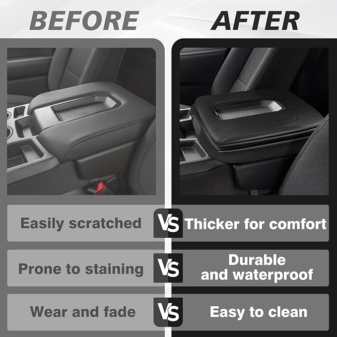 Muslogy Center Console Armrest Cover Compatible - Image 7