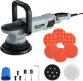 WORKPRO Buffer Polisher, 6-inch 1080W Dual Action Random Orbital Polish Kit by WORKPRO