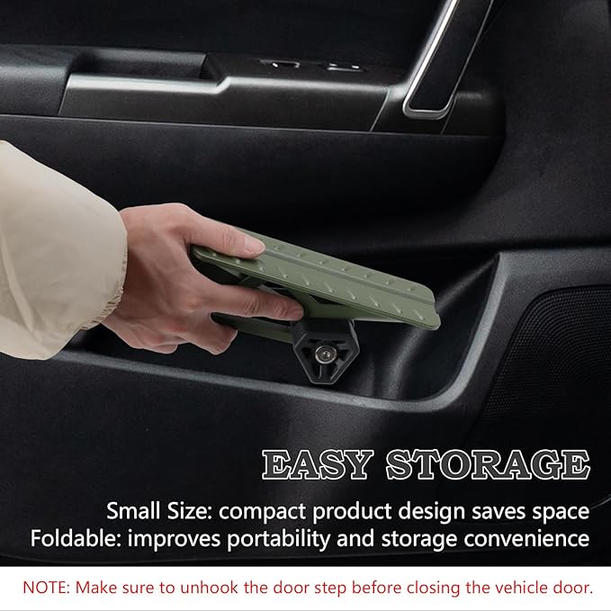 COWVIE Foldable Car Door Step Stand Pedal - Image 7
