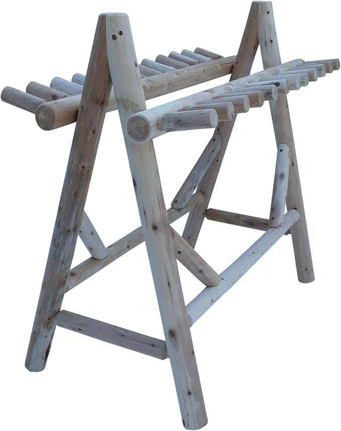 22-Place Freestanding Ski Log Racks, Pole Ski Holders, Garage Racks - Image 4