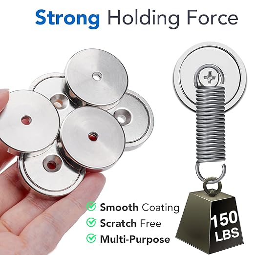 MIKEDE Magnets, 150LB Neodymium Cup Magnets - Image 2