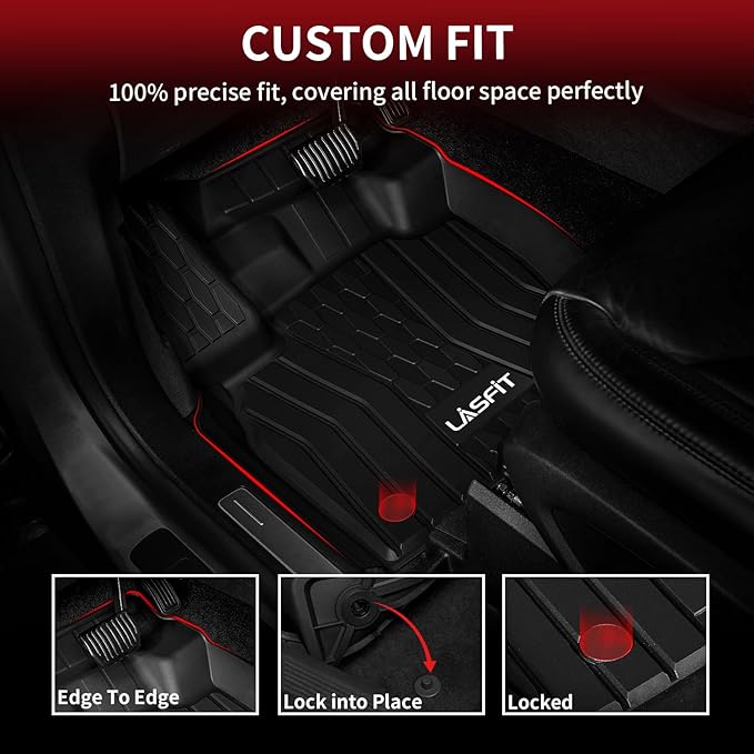 LASFIT Floor Mats Fit for Lincoln Nautilus 2019-2023/ for Lincoln MKX 2018 2017 - Image 2