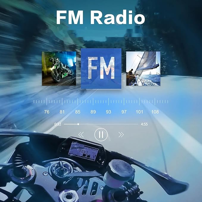 Fodsports FX6S Motorcycle Helmet Bluetooth, 1000m Motorbike Intercom Bluetooth - Image 9