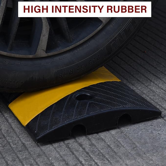 Orangestar Speed Bumps 2-Pack, 6FT Heavy Duty Rubber Driveway Bump - Image 3
