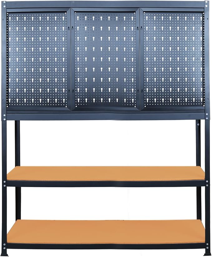Prostormer Workbench, 47.25 inch Multipurpose Garage Worktable - Image 9