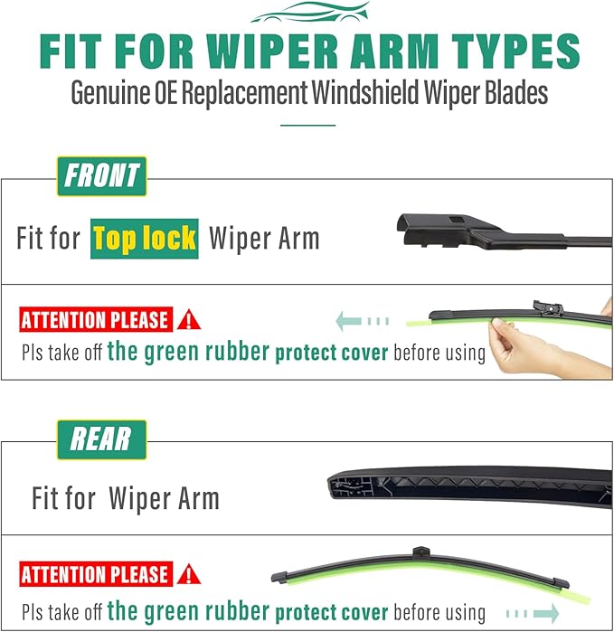 26" 16" 13" Windshield Wiper Blades Replacement - Image 8